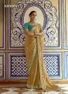 Pankhudi By Kimora Pure Based Fancy Fabric Handwork Designer Saree